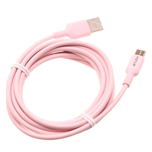 1m Type-C Reversible Connector USB Data Cable Sync Charging Lead Charger✔Pink